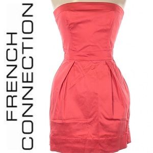 FRENCH CONNECTION orange dress